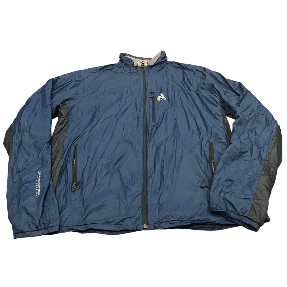 Eddie Bauer First Ascent Jacket Mens XL Blue Mountaineering Windbreaker